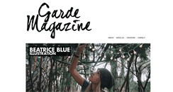 Desktop Screenshot of gardemagazine.com